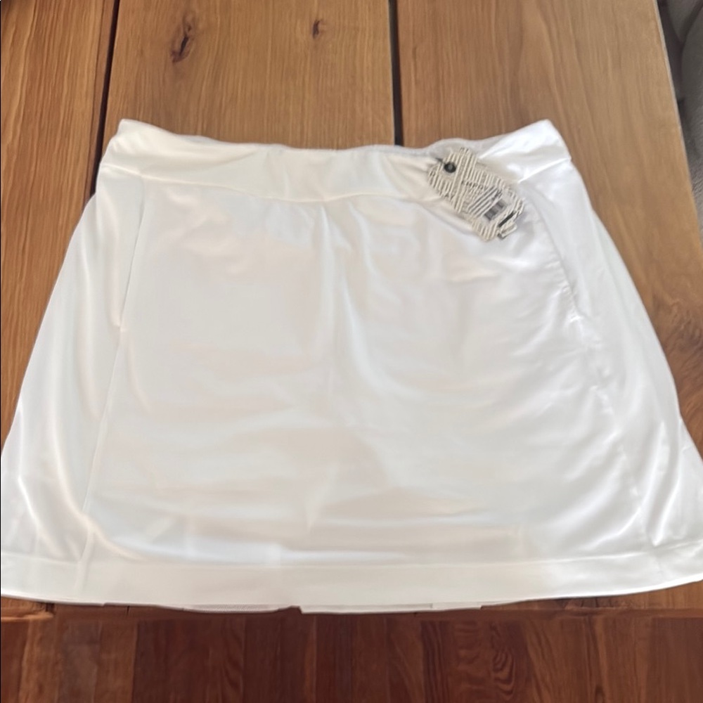 White Mini Skirt Casual Resort Wear
